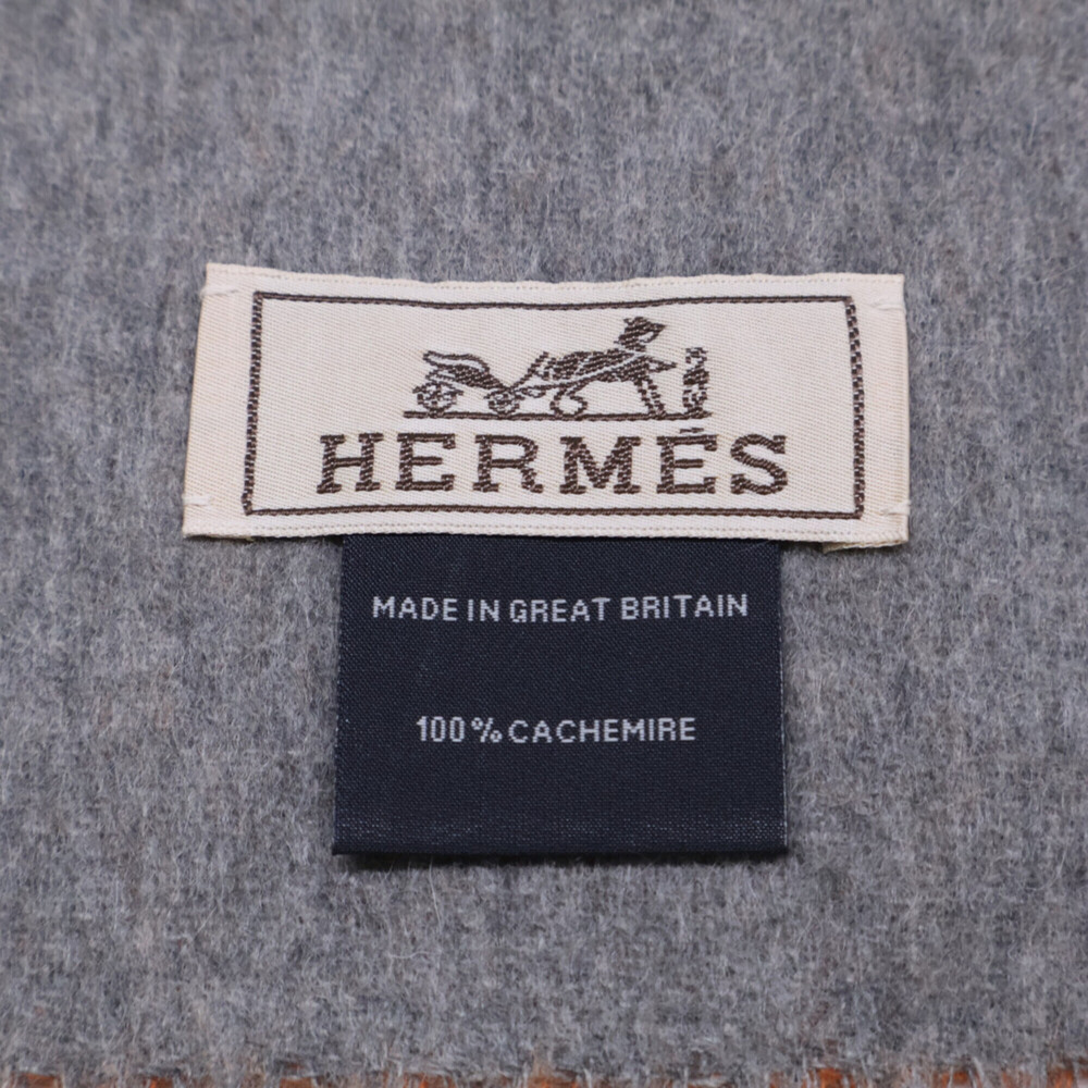 HERMES Gray Scarf - Picture 7 of 7